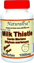 Milk Thistle (Silimarin) Cardo Mariano 1000mg 90 perlas