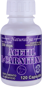 Acetil L-Carnitina 120 Capsulas 250mg