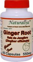 Ginger Root Raiz de Jengibre 60 Caps/550mg