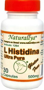 L Histidina Ultrapura 30 Capsulas 500mg