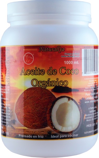 Aceite de Coco Orgánico 1 litro – Natfood – Tokoriko