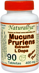 Mucuna Pruriens Extracto - L Dopa 90 Tabs/400mg