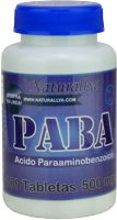 PABA Acido Paraaminobenzoico 100 Capsulas 500mg