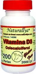 Vitamina D3 2000 UI C/200 Perlas