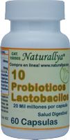 Probioticos 10 c/60 capsulas 20 Mil Millones