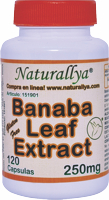 Banaba Leaf Extract 250mg 120 capsulas
