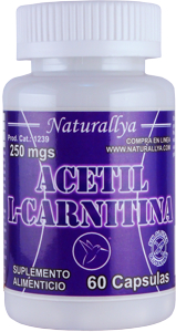 Acetil L-Carnitina 60 Capsulas 250mg