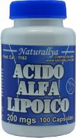 Acido alfa Lipoico 100 Capsulas 200 mgs