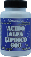 Acido Alfa Lipoico 60 Capsulas 600 mgs