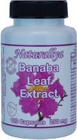 Banaba Leaf Extract 250mg 120 capsulas Banaba Leaf Extract 250mg 120 capsulas