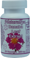 Banaba Leaf Extract 250mg 60 capsulas Banaba Leaf Extract 250mg 60 capsulas