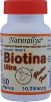 Ultra Biotina 10,000mcg 50 Perlas