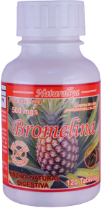 Bromelina 500 mg 120 Tabletas