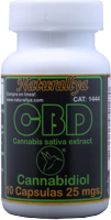 CBD Cannabidiol 10 Capsulas 25mg CBD Cannabidiol 10 Capsulas 25mg