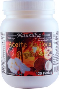 Aceite de Coco Organico 120 perlas de 1000mg