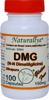 DMG N, N-dimetilglicina 100 Capsulas 150mg