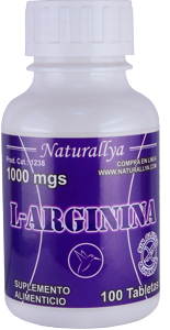 L Arginina 1000 mgs. 100 Tabletas L Arginina 1000 mgs. 100 Tabletas