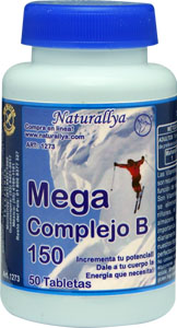 Mega Complejo B 150 mg 50 Tabletas
