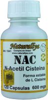N Acetil Cisteina 120 Capsulas 600mg