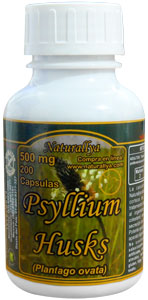 Psyllium Husks 200 Capsulas 500mg