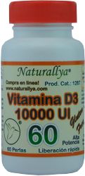 Vitamina D3 10,000 UI - 60 perlas