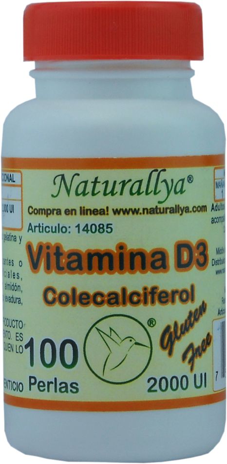 Vitamina D3 2000 UI C/100 Perlas